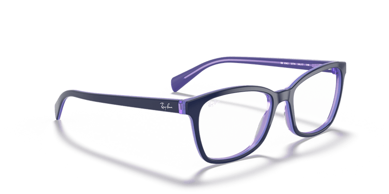 Ray-Ban RX5362 in Blue / Clear - Alternate View
