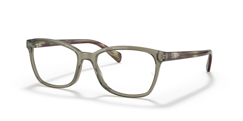 Ray-Ban RX5362 in Transparent Green / Clear - Alternate View