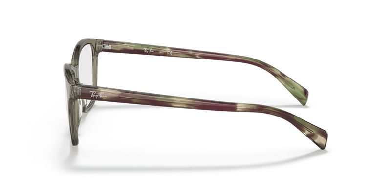 Ray-Ban RX5362 in Transparent Green / Clear - Alternate View