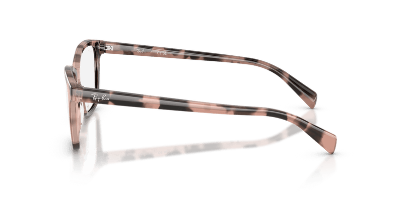 Ray-Ban RX5362 in Opal Pink Havana / Clear - Alternate View