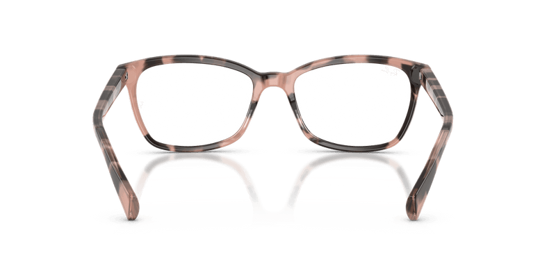 Ray-Ban RX5362 in Opal Pink Havana / Clear - Alternate View