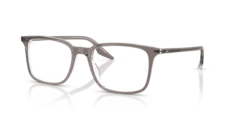 Ray-Ban RX5421 in Grey Transparent / Clear - Front View