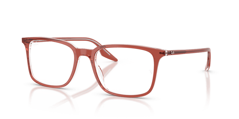 Ray-Ban RX5421 in Brown Transparent / Clear - Alternate View