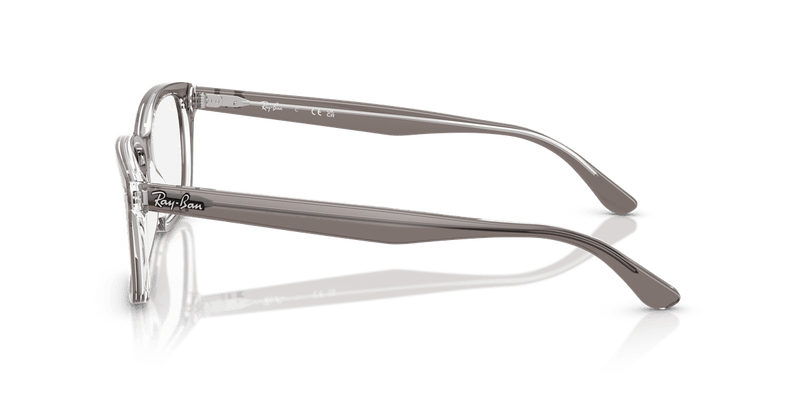 Ray-Ban RX5428 in Transparent Grey / Clear - Side View