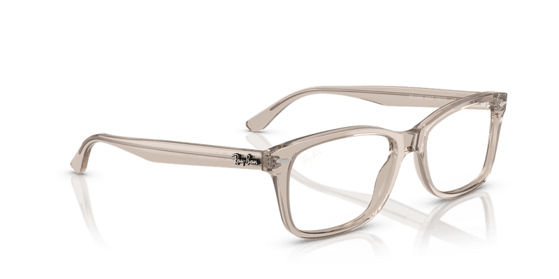 Ray-Ban RX5428 in Transparent Taupe / Clear - Alternate View