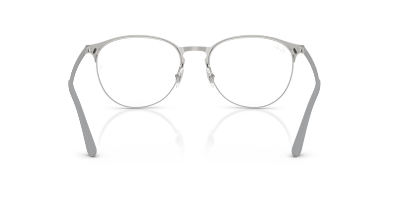 Ray-Ban RX6375 in Silver On Silver / Clear - Back View