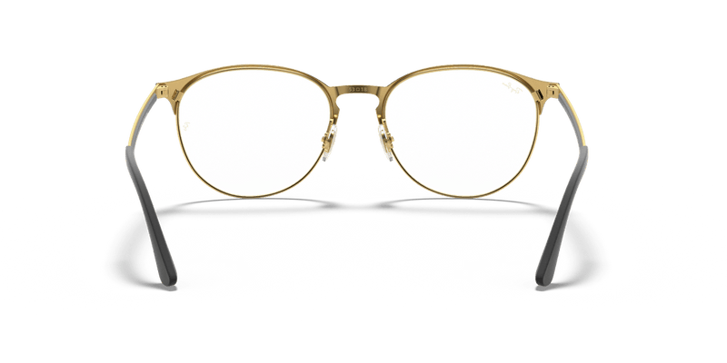 Ray-Ban RX6375 in Black On Gold / Clear (2890) - Alternate View