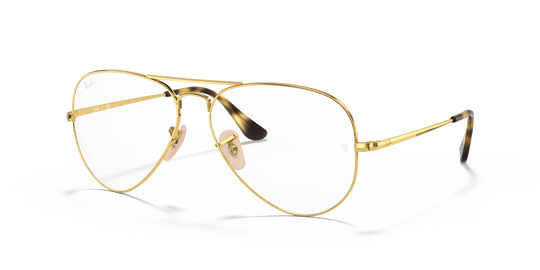 Ray-Ban AVIATOR RX6489 - Arista Gold / Clear