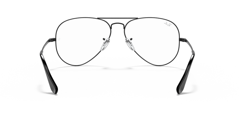 Ray-Ban AVIATOR RX6489 in Black / Clear - Alternate View