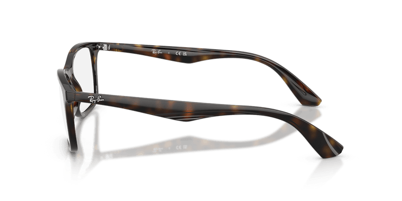 Ray-Ban RX7047 in Havana / Clear (2012) - Alternate View