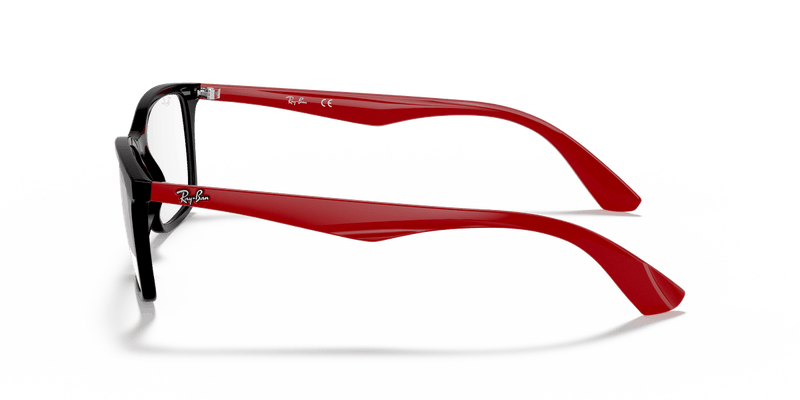 Ray-Ban RX7047 in Black / Clear (2475) - Alternate View