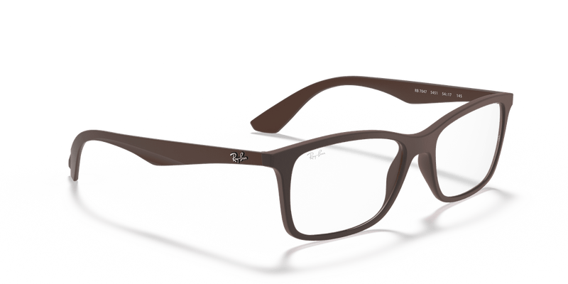 Ray-Ban RX7047 in Transparent Brown / Clear - Alternate View