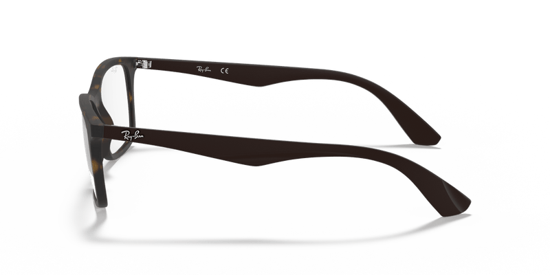 Ray-Ban RX7047 in Havana / Clear (5573) - Alternate View