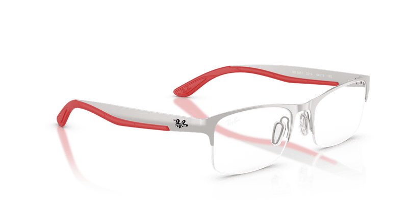 Ray-Ban RX7551 in Silver / Clear - Alternate View