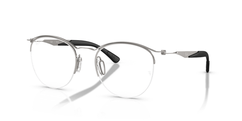 Ray-Ban RX7553 in Gunmetal / Clear - Front View