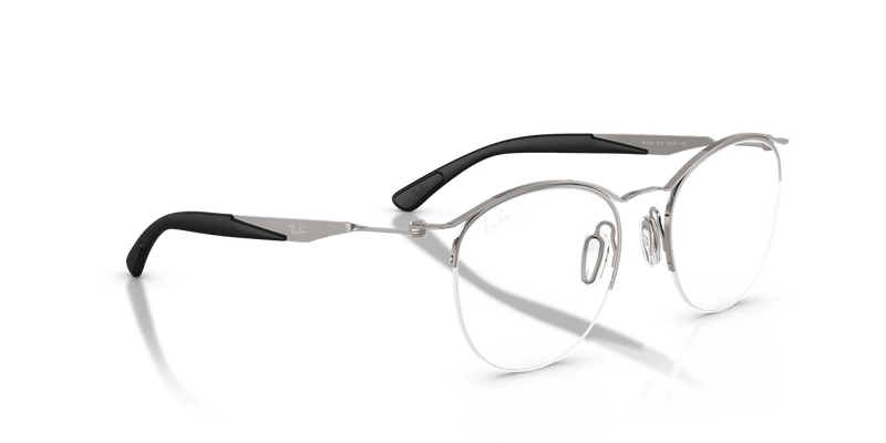 Ray-Ban RX7553 in Gunmetal / Clear - Temple Detail