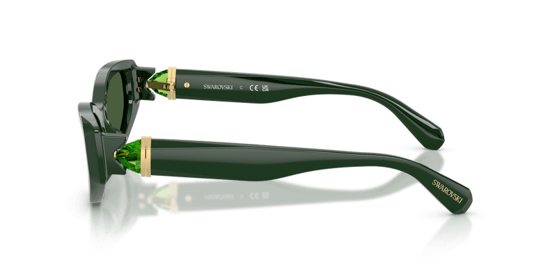 Swarovski SK6045U in Dark Green / Dark Green (102671) - Alternate View