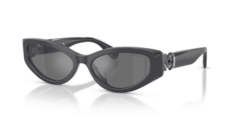 Swarovski SK6045U in Dark Grey / Grey Mirror Black (10836G) - Alternate View