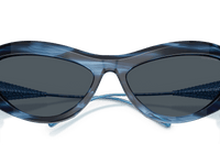 Striped Blue / Dark Grey (109087)