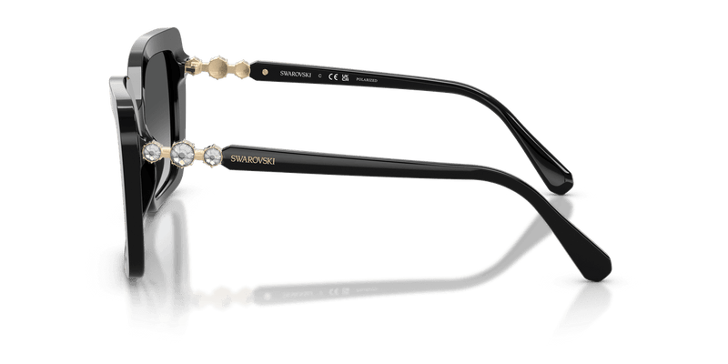 Swarovski SK6049 in Black / Gradient Grey Polar (1001T3) - Alternate View