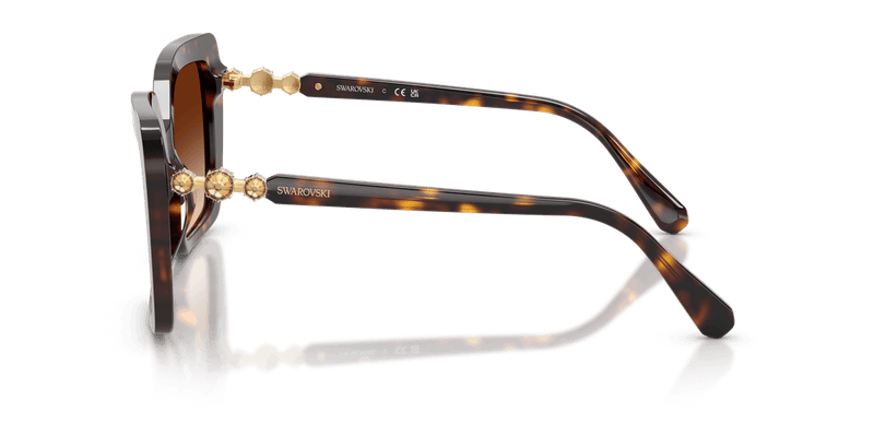 Swarovski SK6049 in Havana / Gradient Brown (100274) - Alternate View