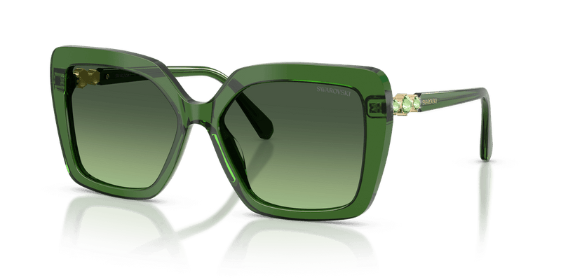 Swarovski SK6049 in Milky Green / Gradient Green (10812A) - Alternate View