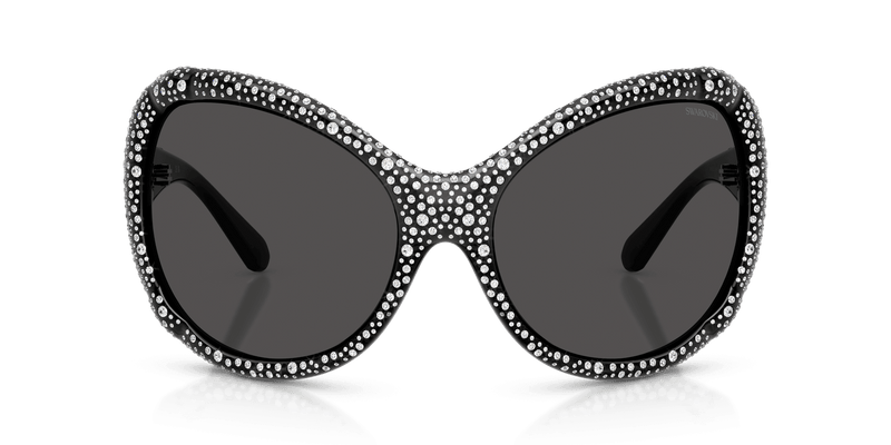 Swarovski SK6052 in Dark Grey / Dark Grey (108787) - Back View