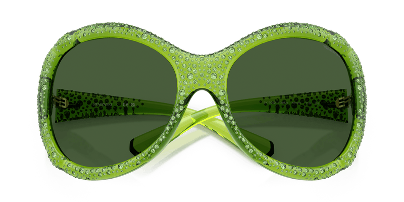 Swarovski SK6052 in Transparent Green / Dark Green (108971) - Alternate View