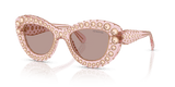Transparent Pink / Light Purple Brown (30017N)