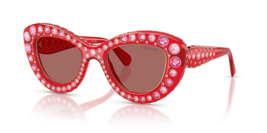 Swarovski SK6060 - Transparent Red / Dark Violet (110369)