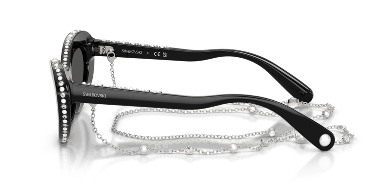 Swarovski SK6061U in Black / Dark Grey (110687) (110687) - Alternate View