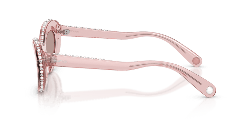 Swarovski SK6061U in Transparent Dark Pink / Light Purple Brown (11057N) - Alternate View