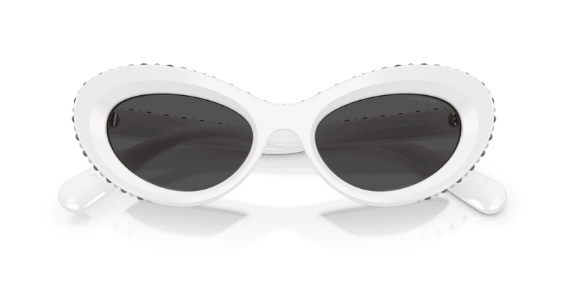 Swarovski SK6061U in White / Dark Grey (105087) - Alternate View