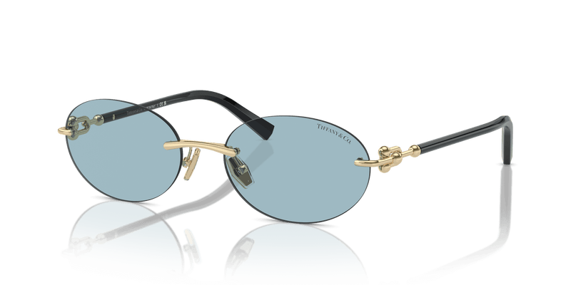 Tiffany & Co. TF3104D in Pale Gold / Blue (602180) - Alternate View