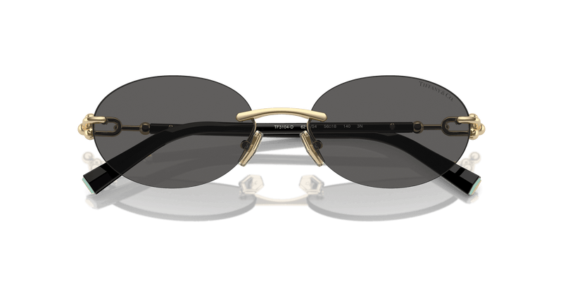 Tiffany & Co. TF3104D in Pale Gold / Dark Grey (6216S4) - Alternate View
