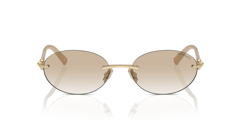 Tiffany & Co. TF3104D in Pale Gold / Grey Gradient (617811) - Alternate View