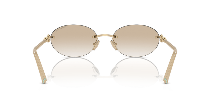 Tiffany & Co. TF3104D in Pale Gold / Grey Gradient (617811) - Alternate View