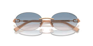 Rose Gold / Light Brown Gradient Blue (621716)