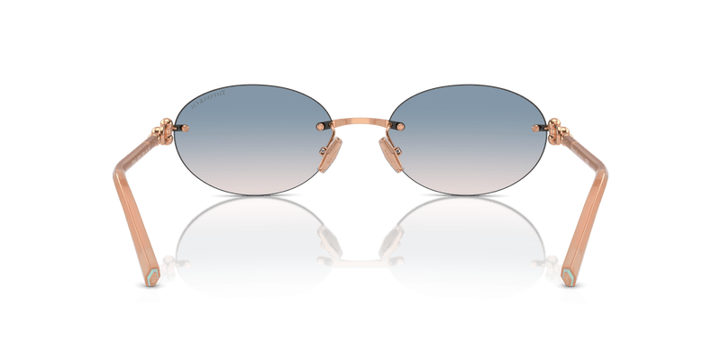 Tiffany & Co. TF3104D in Rose Gold / Light Brown Gradient Blue (621716) - Alternate View