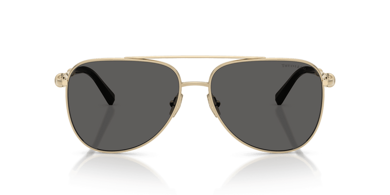 Tiffany & Co. TF3116 in Pale Gold / Dark Grey (6021S4) - Back View