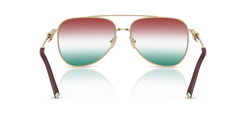 Tiffany & Co. TF3116 in Pale Gold / Gradient Green Bordeaux (6230EL) - Alternate View