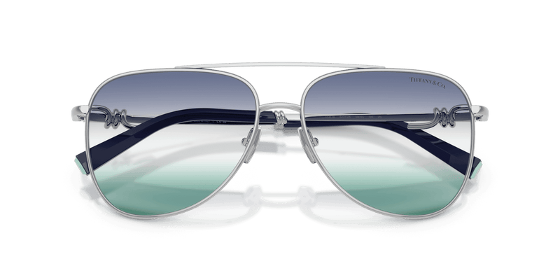 Tiffany & Co. TF3116 in Silver / Green Blue Gradient (62312A) - Alternate View