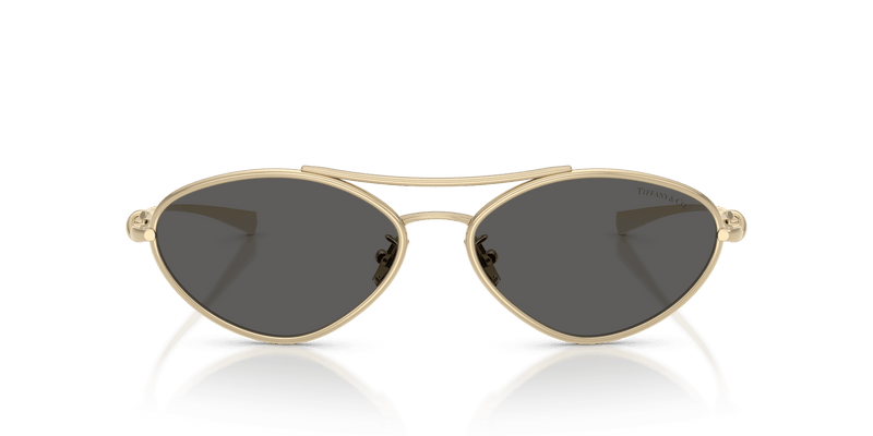 Tiffany & Co. TF3117 in Pale Gold / Dark Grey (6021S4) - Back View