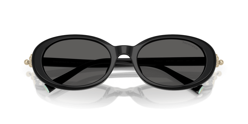 Tiffany & Co. TF4242D in Black / Dark Grey (8361S4) - Side View
