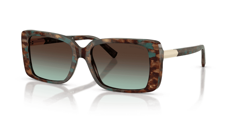 Tiffany & Co. TF4249 in Brown Tiffany Havana / Azure Gradient Brown (84425D) - Alternate View