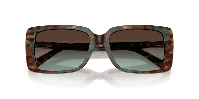 Tiffany & Co. TF4249 in Brown Tiffany Havana / Azure Gradient Brown (84425D) - Alternate View