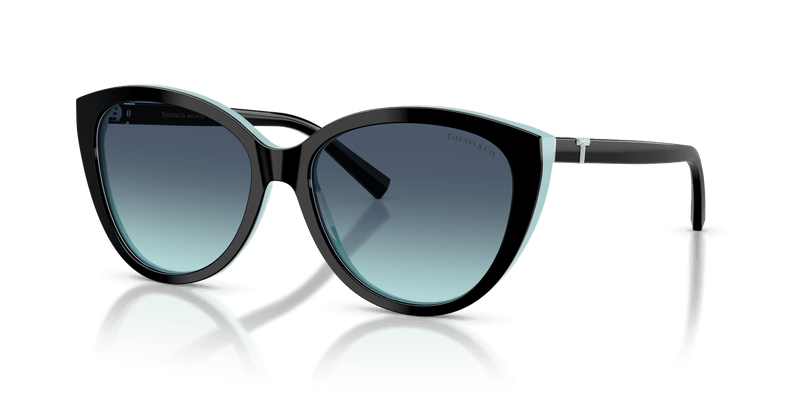 Tiffany & Co. TF4251 in Black On Tiffany Blue / Azure Gradient Blue (80559S) - Alternate View