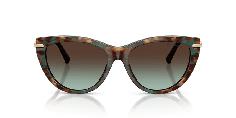Tiffany & Co. TF4253 in Brown Tiffany Havana / Azure Gradient Brown (84425D) - Front View