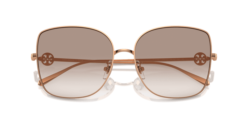 Tory Burch TY6106D in Rose Gold / Clear Gradient Light Brown (335313) - Alternate View