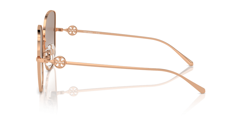 Tory Burch TY6106D in Rose Gold / Clear Gradient Light Brown (335313) - Alternate View